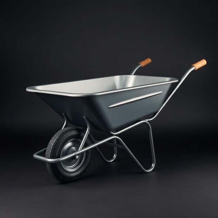 Wheelbarrow / Trolley (Heavy Duty) — 85L Tray · Steel · Pneumatic Tyre